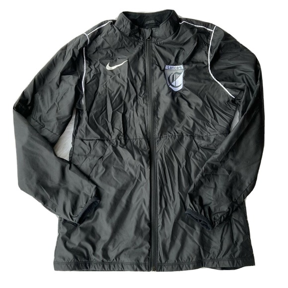 Nike Other - Nike Windbreaker Jacket Sz S Zip Up Lined Black Churchill Lancers Eugene Sports